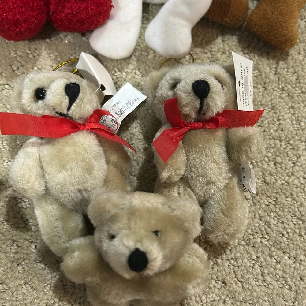 Homecoming Assorted Bears Some (1) is pre used Mum & Garter